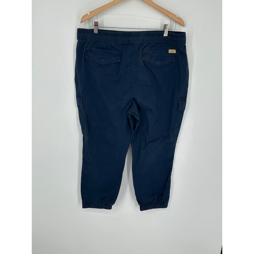 NEW POLO RALPH LAUREN Women's Sz S Navy Utility Cargo Tapered Pants $128 Z7 - Picture 2 of 7